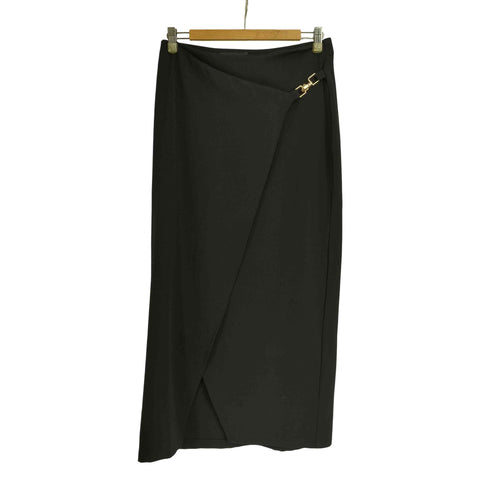ザラ ZARA 24AW ミディ丈巻き スカート付き ガウチョパンツ レディース JPN:M